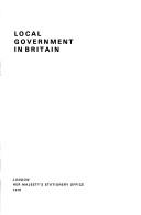 Cover of: Local government in Britain.