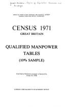 Census 1971, Great Britain, qualified manpower tables (10% sample)