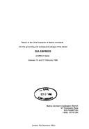 Report of the Chief Inspector of Marine Accidents into the grounding and subsequent salvage of the tanker Sea Empress at Milford Haven between 15 and 21 February 1996