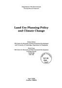 Land use planning policy and climatic change