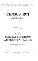 Census 1971, Great Britain, age, marital condition and general tables