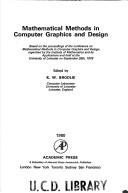 Cover of: Mathematical methods in computer graphics and design
