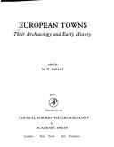 European towns : their archaeology and early history