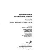 Cover of: Surface and interface effects in VLSI