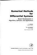 Numerical methods for differential systems : recent developments in algorithms, software and applications