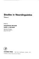 Studies in neurolinguistics. Vol.4