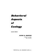 Behavioral aspects of ecology