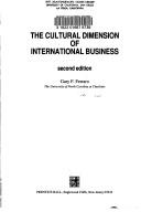 The cultural dimension of international business by Gary P. Ferraro