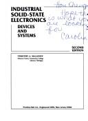 Cover of: Industrial Solid-State Electronics by Timothy J. Maloney