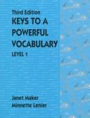 Cover of: Keys to a powerful vocabulary.