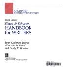 Simon & Schuster handbook for writers by Lynn Quitman Troyka, Lynn Q. Troyka, Doug Hesse