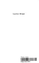 Cover of: Lucrèce Borgia, volume H