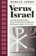 Verus Israel by Simon, Marcel