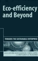 Cover of: Eco-efficiency and beyond: towards the sustainable enterprise