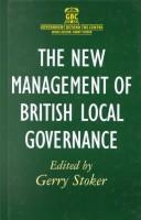 Cover of: The new management of British local governance