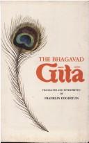 Bhagavad Gita (Harvard Oriental) by Franklin Edgerton