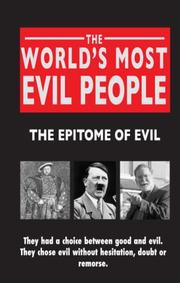 The world's most evil people