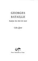 Cover of: Georges Bataille: analyse du récit de mort