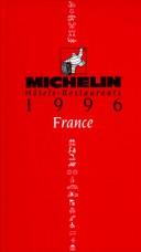 Cover of: Michelin Red Guide: Hotels-Restaurants 1996 (Red Guides)