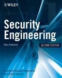 Security Engineering by Ross J. Anderson, Ross Anderson, Ross Anderson