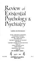 Cover of: Sartre and Psychology (Review of Existential Psychology & Psychiatry)
