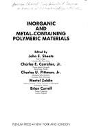 Inorganic and metal-containing polymeric materials
