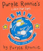Cover of: Purple Ronnie's Little Star Signs: Gemini (Purple Ronnie)