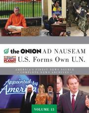 Cover of: The "Onion" Ad Nauseam Complete News Archives Volume 15