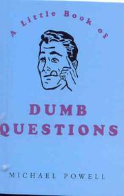 A little book of dumb questions