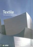 Cover of: Textile Volume 4 Issue 3: The Journal of Cloth and Culture (Textile)