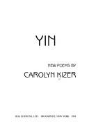 Cover of: Yin: New Poems (American Poets Continuum)