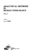 Cover of: Analytical methods in human toxicology.