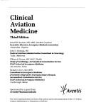 Cover of: Clinical Aviation Medicine