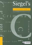 Cover of: Criminal Law: Essay and Multiple-Choice Questions and Answers (Siegel's Series)