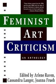 Cover of: Feminist art criticism: an anthology
