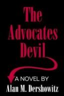 Cover of: The Advocate's Devil by Alan M. Dershowitz