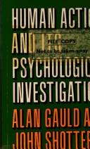 Human action and its psychological investigation