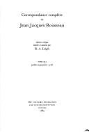 Correspondance complète de Jean Jacques Rousseau. T.41, Juillet-septembre 1778