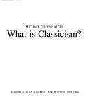 What is classicism?