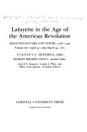 Lafayette in the age of the American Revolution, selected letters and papers, 1776-1790. Vol. 3, April 27, 1780-March 29, 1781