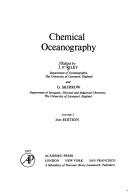 Chemical oceanography. Vol.2