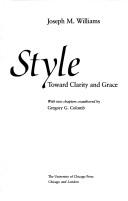 Cover of: Style: toward clarity and grace
