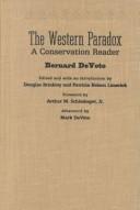 Cover of: The Western paradox: a conservation reader