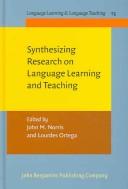 Cover of: Synthesizing Research on Language Learning And Teaching (Language Teaching & Language Learning)