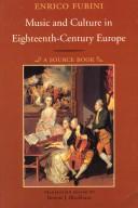 Cover of: Music and Culture in Eighteenth-Century Europe: A Source Book