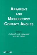 Cover of: Apparent and Microscopic Contact Angles