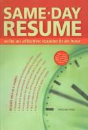 Cover of: Same Day Resume