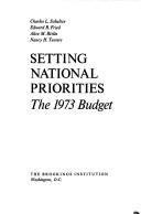 Cover of: Setting National Priorities