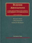Cover of: Cases and Materials [On] Business Associations by William A. Klein