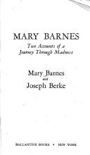 Cover of: Mary Barnes by Mary Barnes